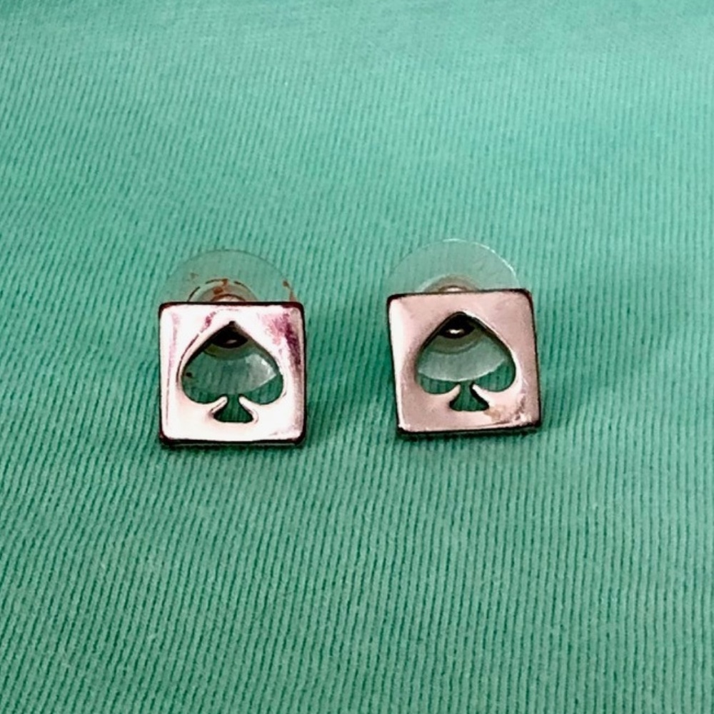 Kate Spade Hole Punch Silver Earrings